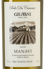 Вино Manavi, (133199), белое сухое, 2019 г., 0.75 л, Манави цена 1490 рублей