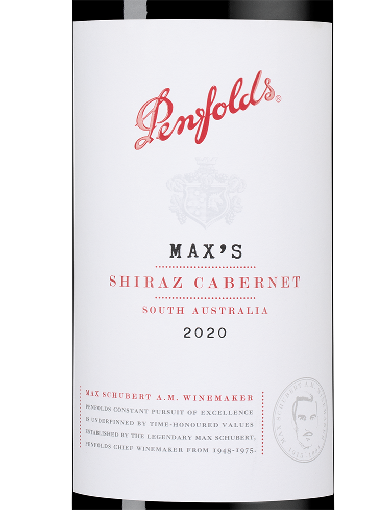 Вино Penfolds Max's Shiraz Cabernet, 2020, (149636), Австралия, Южная Австралия, красное, сухое, 0.75 л, Пенфолдс Максиз Шираз Каберне, цена 4990 рублей