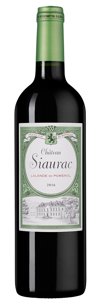 Вино Chateau Siaurac (Lalande-de-Pomerol), Chаteau Siaurac, 2016, (148291), Франция, Бордо, красное, сухое, 0.75 л, Шато Сьёрак, цена 6743 рублей
