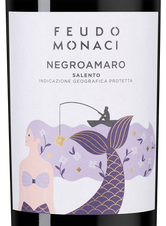 Вино Negroamaro Rosso Feudo Monaci, (144483), красное полусухое, 2022, 0.75 л, Негроамаро Россо Феудо Моначи цена 1990 рублей