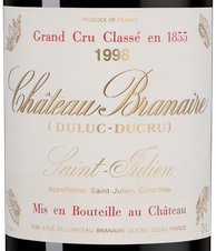 Вино Chateau Branaire-Ducru, (142475), красное сухое, 1998 г., 3 л, Шато Бранер-Дюкрю цена 149990 рублей