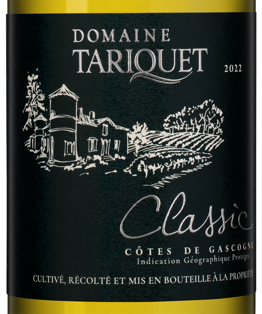 Вино Classic, Domaine Tariquet, 2022, (143603), Франция, Юго-Запад, белое, сухое, 0.75 л, Классик, цена 2243 рублей