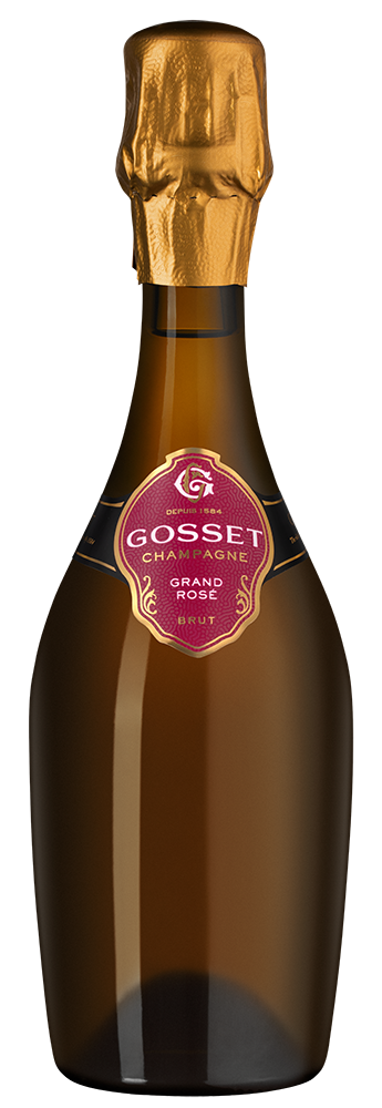 Шампанское Gosset Grand Rose Brut, 0.375л, (153230), Франция, Шампань, розовое, экстра брют, 0.375 л, Гран Розе Брют, цена 12990 рублей
