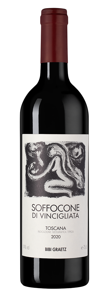 Вино Soffocone di Vincigliata, Bibi Graetz, 2020, (144616), Италия, Тоскана, красное, сухое, 0.75 л, Соффоконе ди Винчильята, цена 12490 рублей