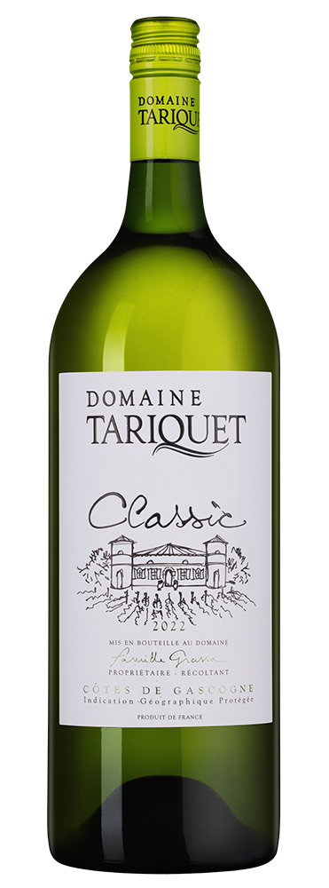 Вино Classic, Domaine Tariquet, 2022, 1.5л, (143486), Франция, Юго-Запад, белое, сухое, 1.5 л, Классик, цена 6290 рублей
