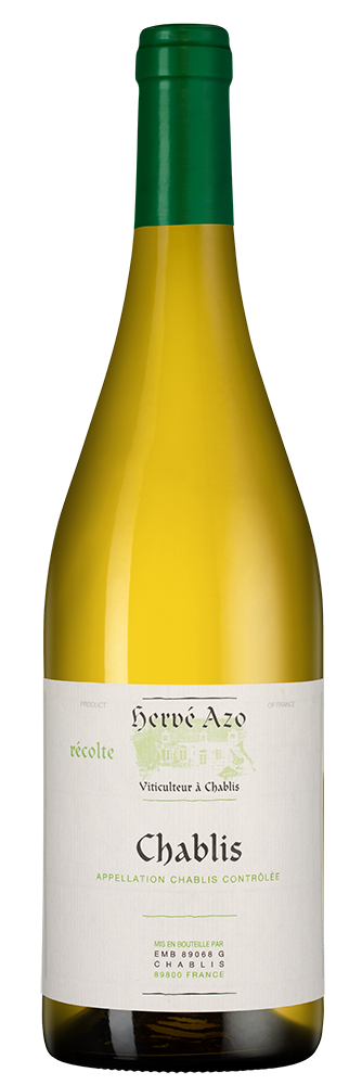 Вино Chablis, Domaine Herve Azo, 2024, (154988), Франция, Бургундия, белое, сухое, 0.75 л, Шабли, цена 6490 рублей