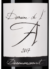 Вино Domaine de l'A, (145803), красное сухое, 2017 г., 0.75 л, Домен де л'А цена 8290 рублей
