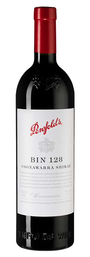 Вино Penfolds Bin 128 Coonawarra Shiraz, 2023, (159985), Австралия, Южная Австралия, красное, сухое, 0.75 л, Пенфолдс Бин 128 Кунаварра Шираз, цена 13490 рублей