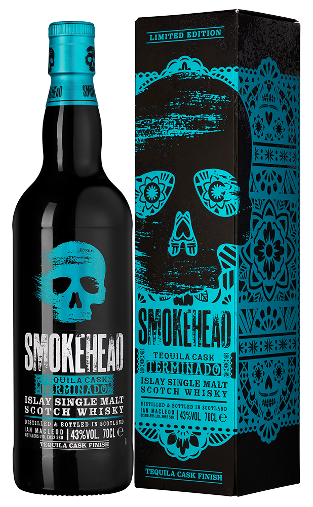 Виски Smokehead Tequila Cask Terminado в подарочной упаковке, (147323), Шотландия, Айла, 0.7 л, Смоукхед Синг Молт Терминадо Текила Каск, цена 13490 рублей