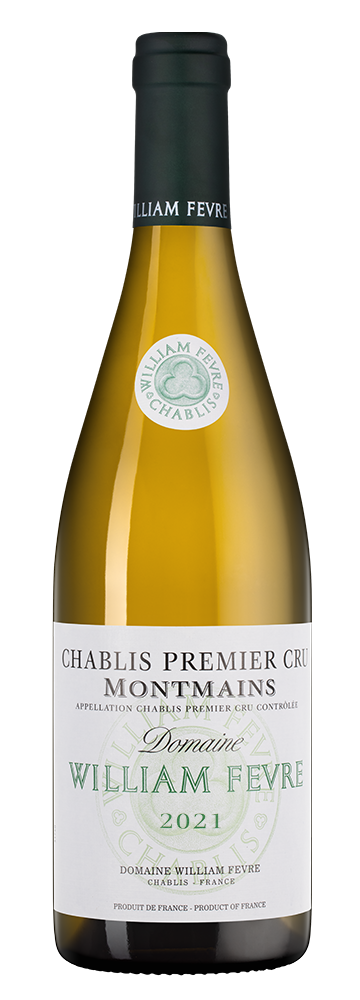 Вино Chablis Premier Cru Montmains, William Fevre, 2021, (142859), Франция, Бургундия, белое, сухое, 0.75 л, Шабли Премье Крю Монмен, цена 19990 рублей
