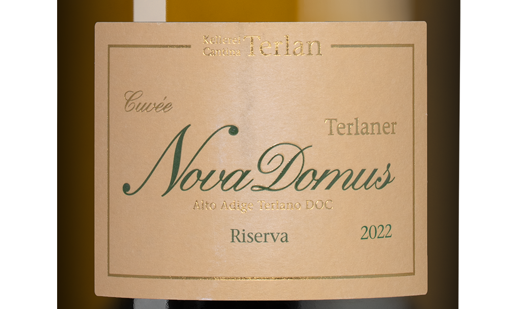 Вино Nova Domus Riserva, Cantina Terlan, 2022, (154368), Италия, Трентино-Альто Адидже, белое, сухое, 0.75 л, Нова Домус Ризерва, цена 9368 рублей