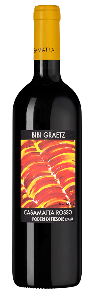 Вино Casamatta Rosso, Bibi Graetz, 2023, (154557), Италия, Тоскана, красное, сухое, 0.75 л, Казаматта Россо, цена 6990 рублей