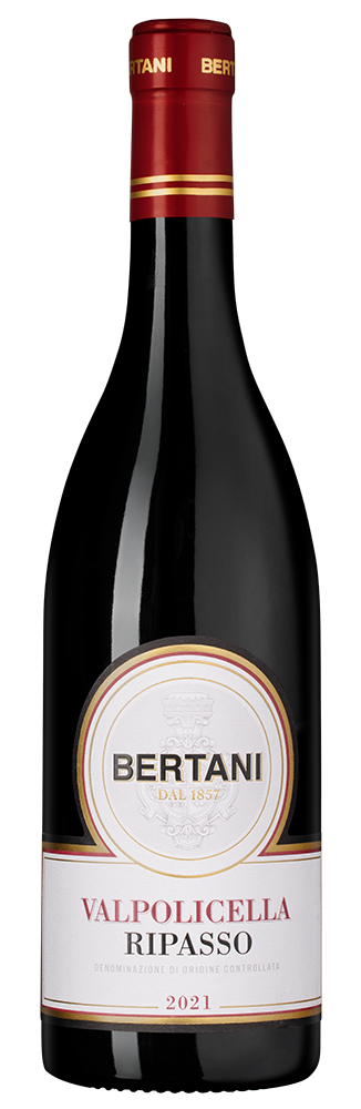 Вино Valpolicella Ripasso, Bertani, 2021, (147409), Италия, Венето, красное, полусухое, 0.75 л, Вальполичелла Рипассо, цена 4490 рублей