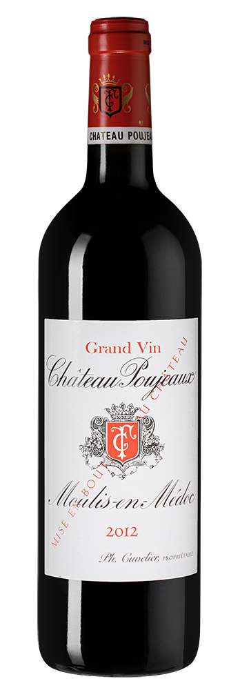 Вино Chateau Poujeaux (Moulis-en-Medoc), 2012, (146195), Франция, Бордо, красное, сухое, 0.75 л, Шато Пужо, цена 11490 рублей