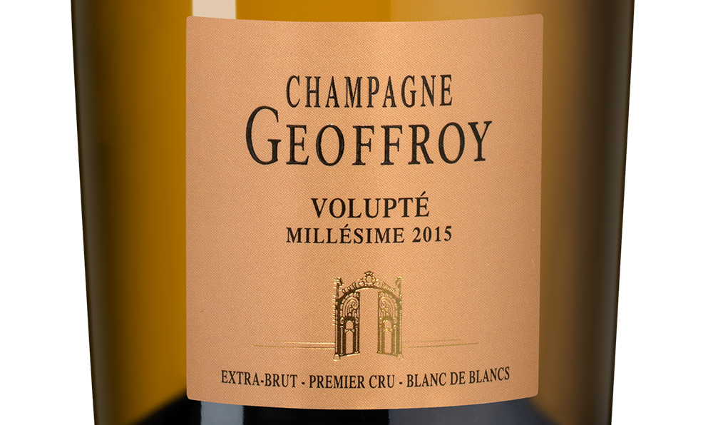 Шампанское Geoffroy Volupte Brut Premier Cru в подарочной упаковке, 2015, (141497), Франция, Шампань, белое, брют, 0.75 л, Волюпте Премье Крю Брют, цена 21990 рублей