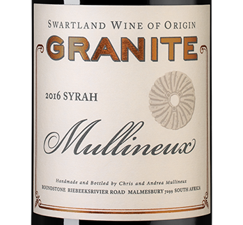 Вино Granite Syrah, Mullineux & Leeu, 2016, (120969), Южная Африка, Свортленд, красное, сухое, 0.75 л, Гранит Сира, цена 27490 рублей