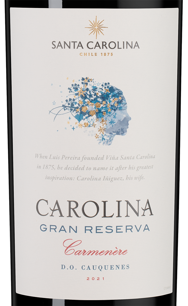 Вино Gran Reserva Carmenere, Santa Carolina, 2021, (145935), Чили, Центральная Долина, красное, сухое, 0.75 л, Гран Ресерва Карменер, цена 2490 рублей