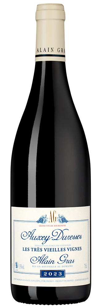 Вино Auxey-Duresses Tres Vieilles Vignes, Domaine Alain Gras, 2023, (155283), Франция, Бургундия, красное, сухое, 0.75 л, Оссе-Дюресс Тре Вьей Винь, цена 17490 рублей