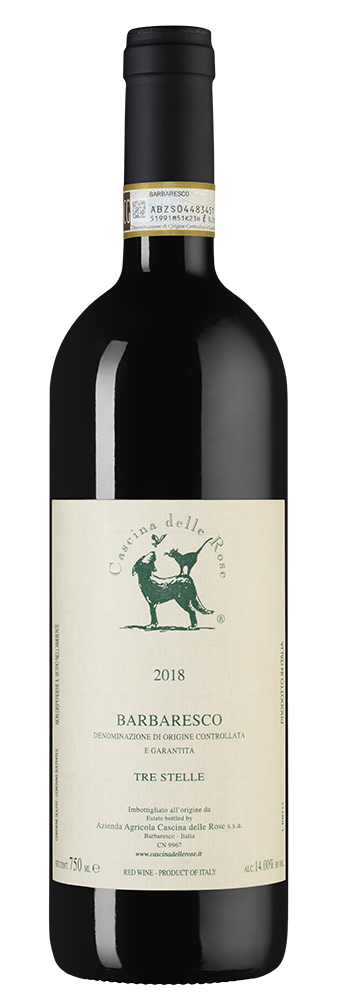 Вино Barbaresco Tre Stelle, Cascina delle Rose, 2020, (145451), Италия, Пьемонт, красное, сухое, 0.75 л, Барбареско Тре Стелле, цена 22490 рублей