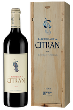 Вино Le Bordeaux de Citran Rouge, (110331), gift box в подарочной упаковке, красное сухое, 2014 г., 0.75 л, Ле Бордо де Ситран Руж цена 2990 рублей