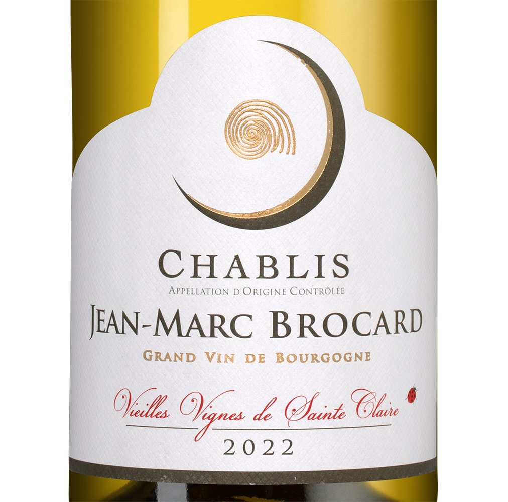 Вино Chablis Vieilles Vignes, Jean-Marc Brocard (Domaine Sainte-Claire), 2022, (143426), Франция, Бургундия, белое, сухое, 0.75 л, Шабли Вьей Винь, цена 7490 рублей
