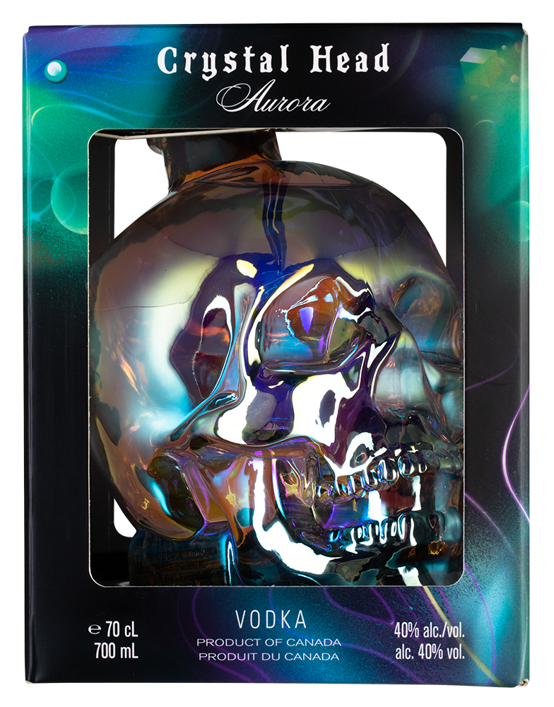 Водка Crystal Head Aurora в подарочной упаковке, (158560), Канада, 0.7 л, Кристал Хэд Аврора, цена 14990 рублей
