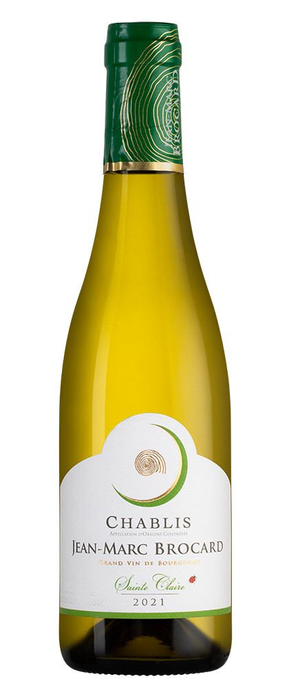 Вино Chablis Sainte Claire, Jean-Marc Brocard (Domaine Sainte-Claire), 2023, 0.375л, (149247), Франция, Бургундия, белое, сухое, 0.375 л, Шабли Сент Клер, цена 3790 рублей