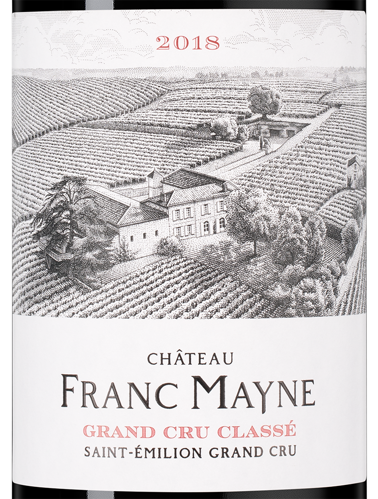 Вино Chateau Franc Mayne (Saint-Emilion Grand Cru), 2018, (146927), Франция, Бордо, красное, сухое, 0.75 л, Шато Фран Мэн, цена 12490 рублей