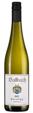 Вино Balbach Riesling, (143407), белое полусладкое, 2022 г., 0.75 л, Бальбах Рислинг цена 2890 рублей
