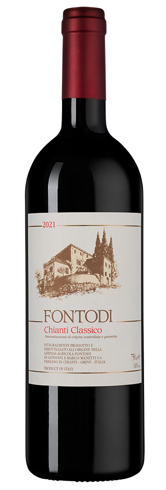 Вино Chianti Classico, Fontodi, 2021, (149465), Италия, Тоскана, красное, сухое, 0.75 л, Кьянти Классико, цена 10490 рублей