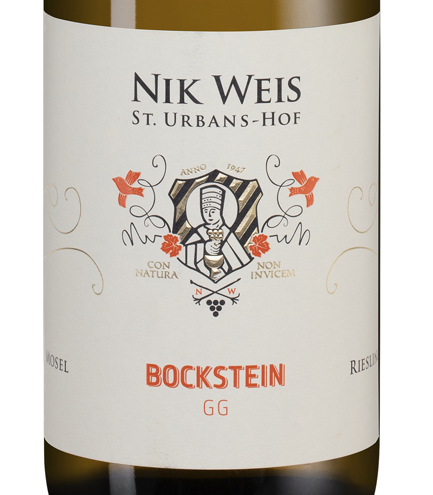 Вино Riesling Bockstein GG, Nik Weis St. Urbans-Hof, 2022, (154853), Германия, Мозель, белое, сухое, 0.75 л, Рислинг Бокштайн ГГ, цена 10493 рублей