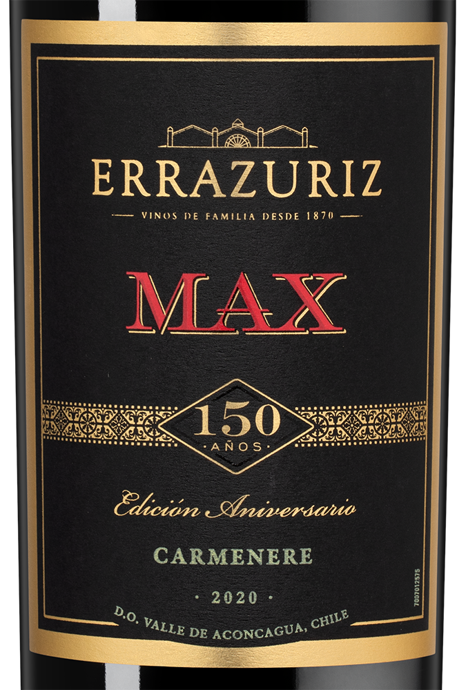 Вино Max Reserva Carmenere, Errazuriz, 2020, (138244), Чили, Аконкагуа, красное, сухое, 0.75 л, Макс Ресерва Карменер, цена 2653 рублей