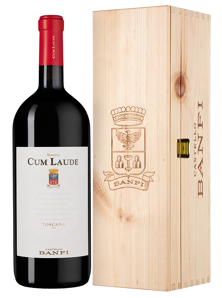 Вино Cum Laude в подарочной упаковке, Banfi, 2022, 1.5л, (154219), Италия, Тоскана, красное, сухое, 1.5 л, Кум Лауде, цена 15990 рублей