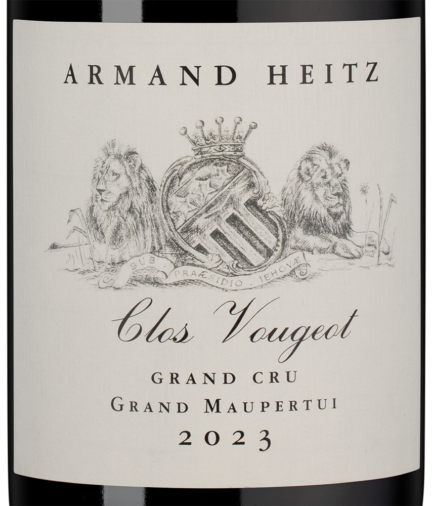 Вино Clos Vougeot Grand Cru, Armand Heitz, 2023, (156779), Франция, Бургундия, красное, сухое, 0.75 л, Кло Вужо Гран Крю, цена 89990 рублей