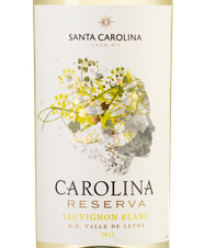 Вино Carolina Reserva Sauvignon Blanc, (132270), белое сухое, 2021 г., 0.75 л, Каролина Ресерва Совиньон Блан цена 1490 рублей