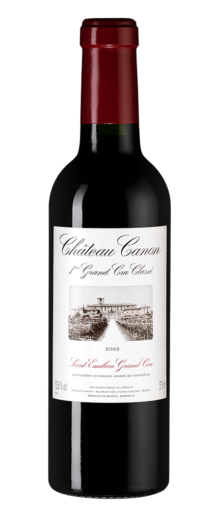 Вино Chateau Canon, 2002, 0.375л, (155312), Франция, Бордо, красное, сухое, 0.375 л, Шато Канон, цена 19990 рублей