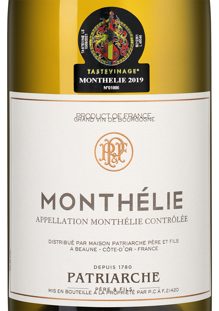 Вино Monthelie Blanc, Patriarche, 2019, (152961), Франция, Бургундия, белое, сухое, 0.75 л, Монтели Блан, цена 9990 рублей