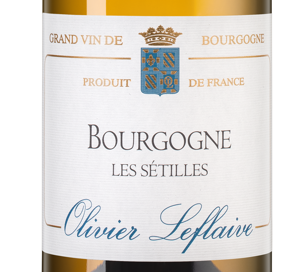 Вино Bourgogne Les Setilles, Olivier Leflaive Freres, 2021, (152044), Франция, Бургундия, белое, сухое, 0.75 л, Бургонь Ле Сетий, цена 11490 рублей