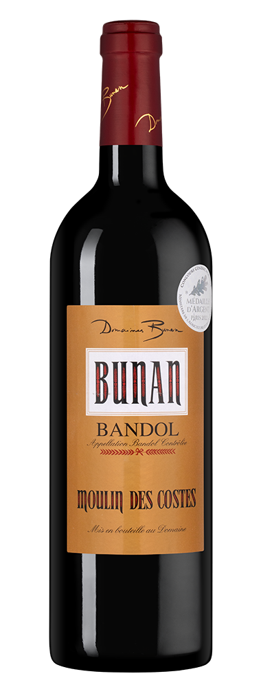Вино Moulin des Costes Rouge, Domaines Bunan, 2021, (150210), Франция, Прованс, красное, сухое, 0.75 л, Мулен де Кост Руж, цена 7990 рублей