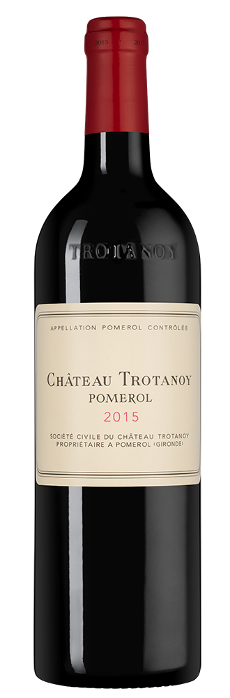 Вино Chateau Trotanoy (Pomerol), 2015, (104333), Франция, Бордо, красное, сухое, 0.75 л, Шато Тротануа, цена 99990 рублей