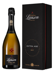 Шампанское Lanson Extra Age Brut, (113079), gift box в подарочной упаковке, белое брют, 0.75 л, Экстра Эйдж Брют цена 14470 рублей