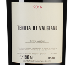 Вино Tenuta di Valgiano, (134541), красное сухое, 2016 г., 1.5 л, Тенута ди Вальджиано цена 44990 рублей