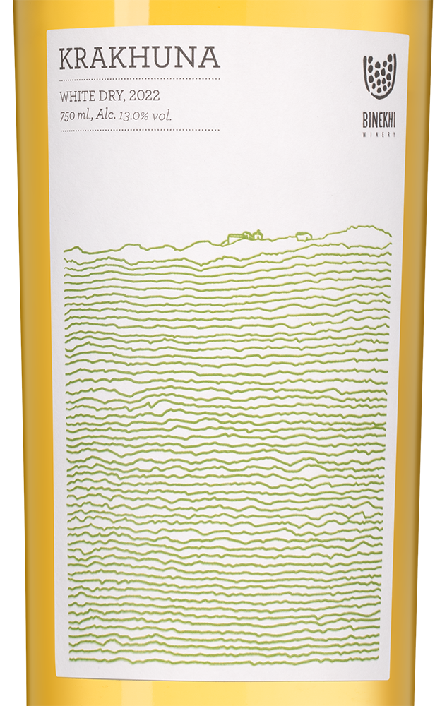 Вино Krakhuna, Binekhi, 2022, (141502), Грузия, Имеретия, белое, сухое, 0.75 л, Крахуна, цена 2490 рублей
