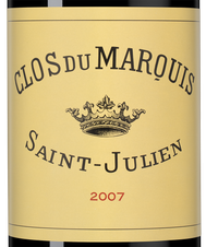 Вино Clos du Marquis, (142027), красное сухое, 2007 г., 1.5 л, Кло дю Марки цена 34990 рублей