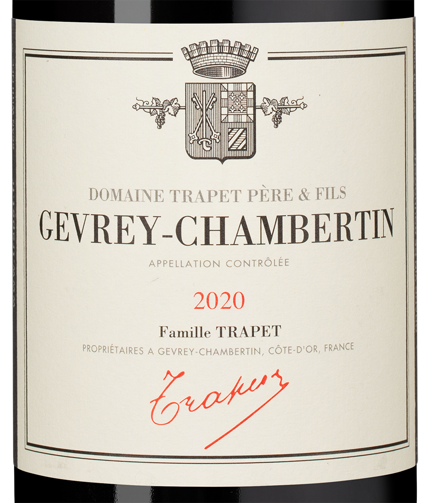 Вино Gevrey-Chambertin, Domaine Trapet Pere et Fils, 2020, (147722), Франция, Бургундия, красное, сухое, 0.75 л, Жевре-Шамбертен, цена 27490 рублей