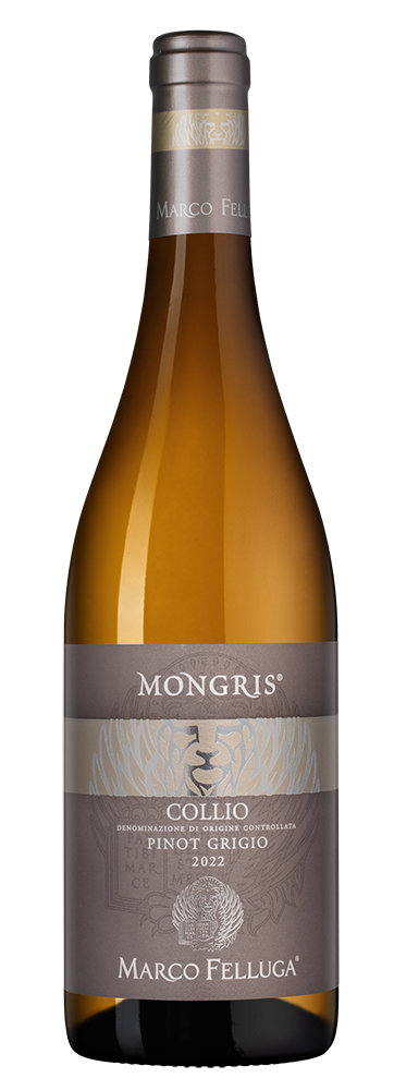 Вино Pinot Grigio Mongris, Marco Felluga, 2022, (143392), Италия, Фриули-Венеция-Джулия, белое, сухое, 0.75 л, Пино Гриджо Монгрис, цена 4990 рублей