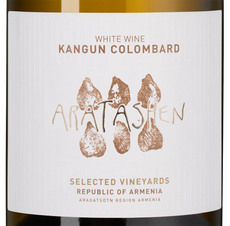 Вино Aratashen Kangun Colombar, (137418), белое сухое, 2022 г., 0.75 л, Араташен Кангун Коломбар цена 1240 рублей