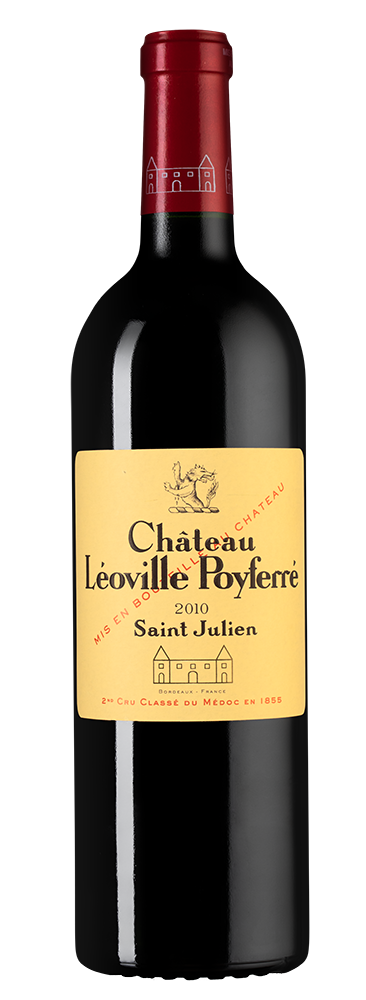 Вино Chateau Leoville Poyferre, Chateau Leoville-Poyferre, 2010, (158189), Франция, Бордо, красное, сухое, 0.75 л, Шато Леовиль Пуаферре, цена 64990 рублей