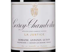 Вино с черничным вкусом Gevrey-Chambertin La Justice
