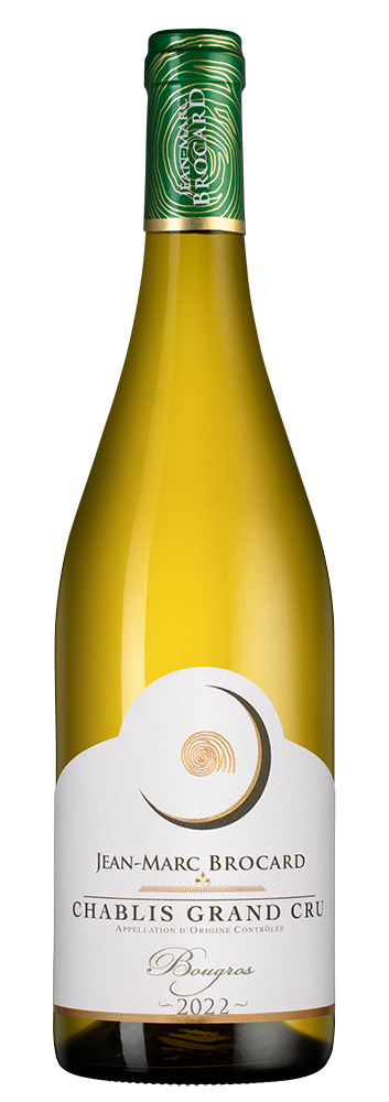 Вино Chablis Grand Cru Bougros, Jean-Marc Brocard (Domaine Sainte-Claire), 2022, (147078), Франция, Бургундия, белое, сухое, 0.75 л, Шабли Гран Крю Бугро, цена 22490 рублей